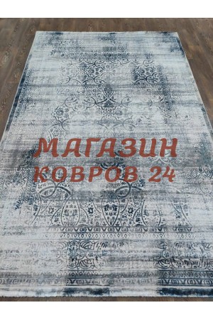 Прикроватный коврик Florans 6020 Серый-голубой